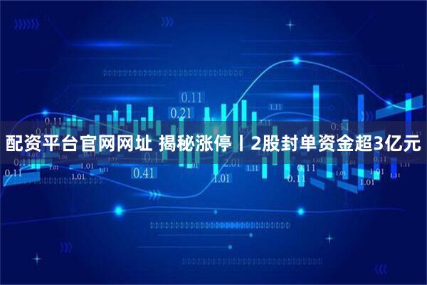 配资平台官网网址 揭秘涨停丨2股封单资金超3亿元